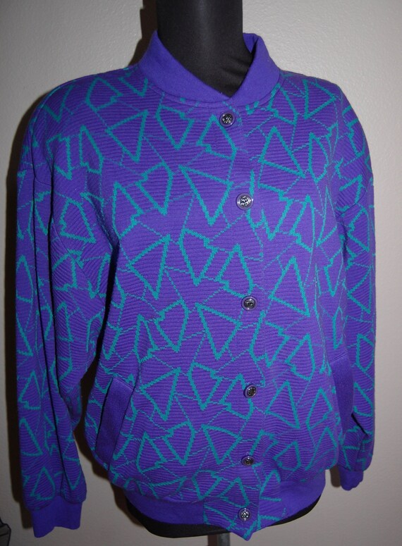 Vintage 1980s Geometric Graff Californiawear Women