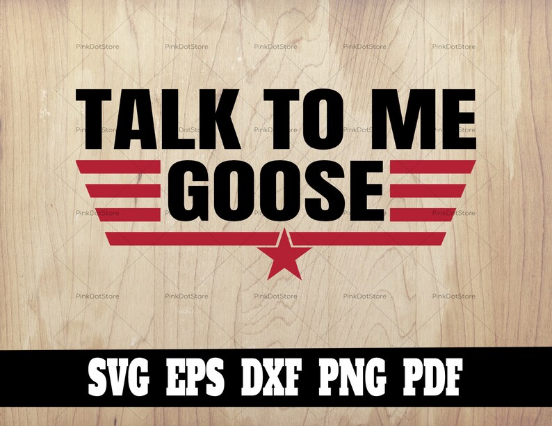 Talk to me goose top gun SVG Etsy