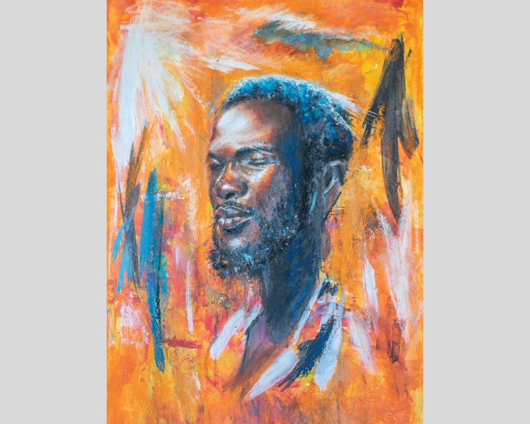 Black Art Print - Catching Rays - Etsy