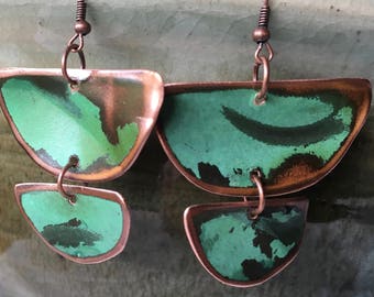 Salvaged Copper on Aged Bronze findings