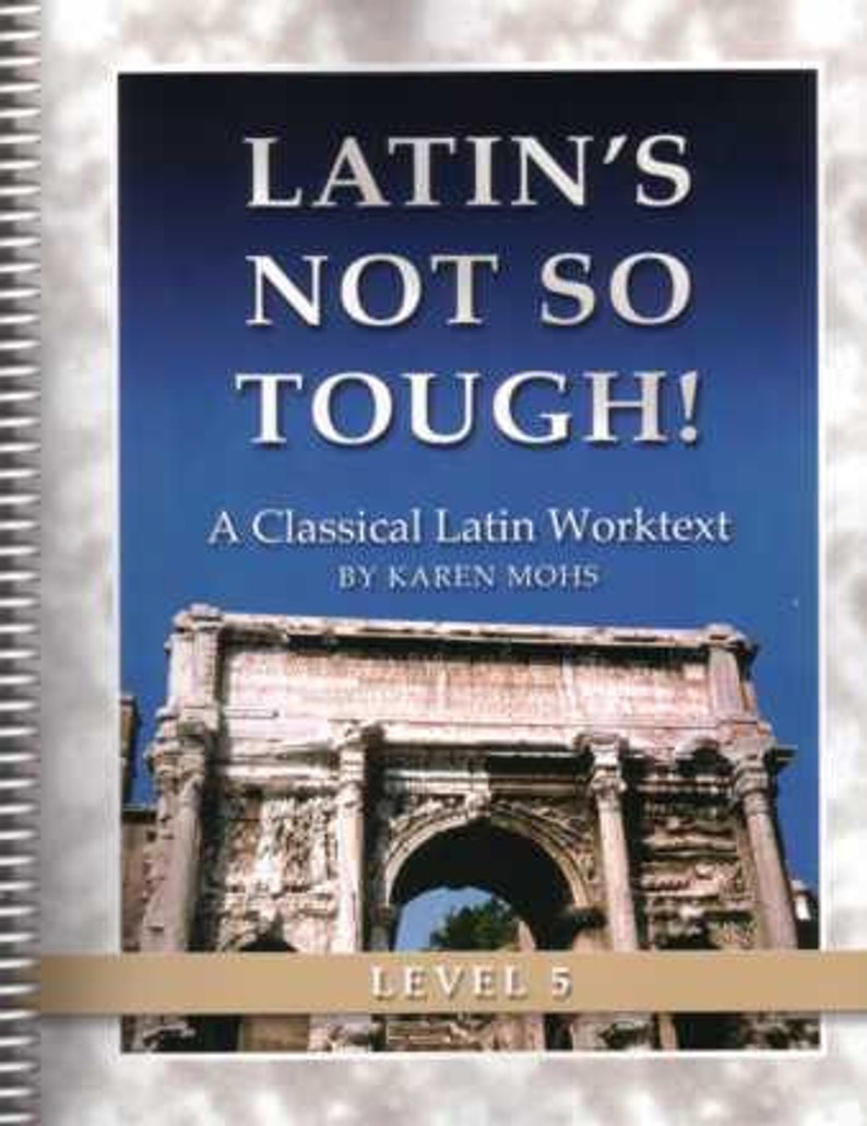 Latin 5 Workbook, Homeschool Curriculum, classical language, school, elementary classroom, activity pages, teens, adults image 1