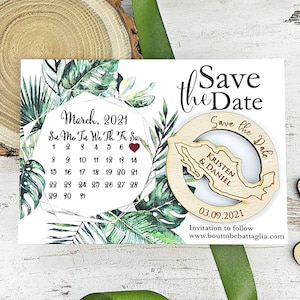 Mexico Save-the-Date Magnet Destination Wedding