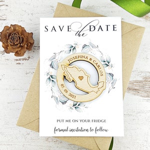 Save the Date Magnet Mexico Destination Wedding