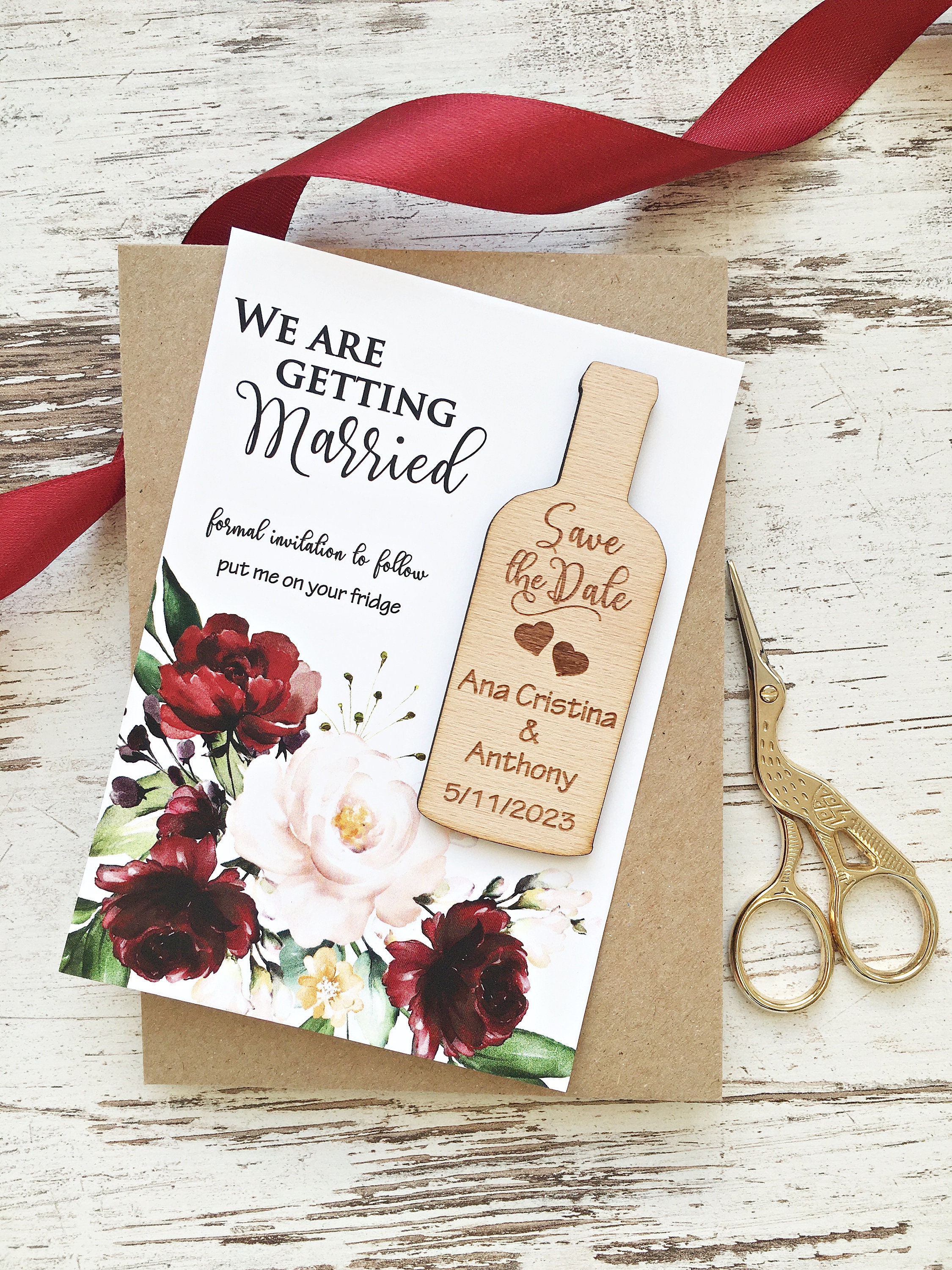 Personalized Fall Floral Save The Date Round Sheeted Labels - Current  Labels