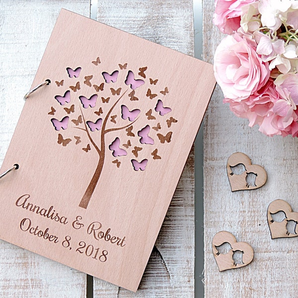Butterfly Guest Book Etsy