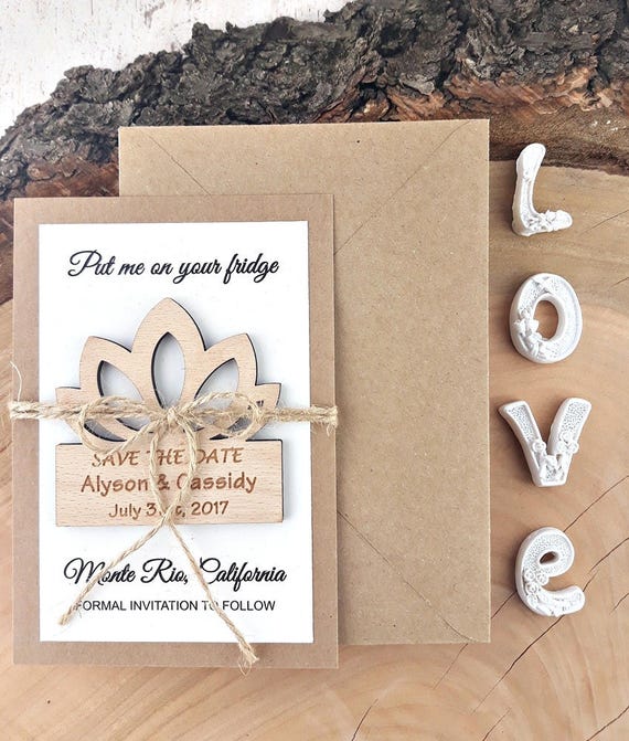 save the date magnet