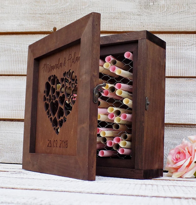 Shadow Box Wedding Guest Book Drop Box Guest Book 3D Guest Etsy