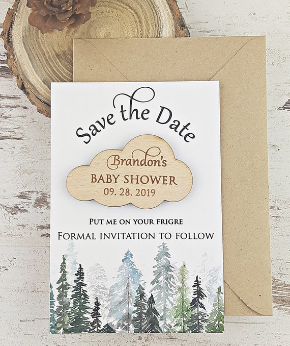 baby shower magnet invitations