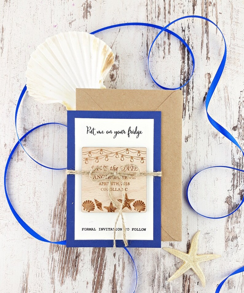 Beach Save The Dates Save The Date Magnet Wood Save the Dates Wedding Invitation Wedding Favors Rustic Save the Date Destination Wedding