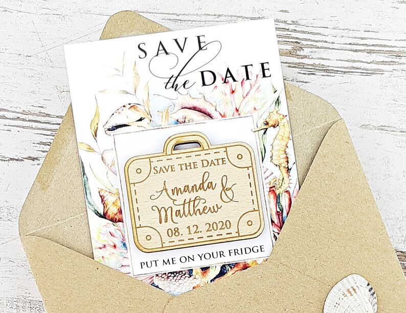 Pack Your Bag Save the Date Suitcase Save the Date Etsy
