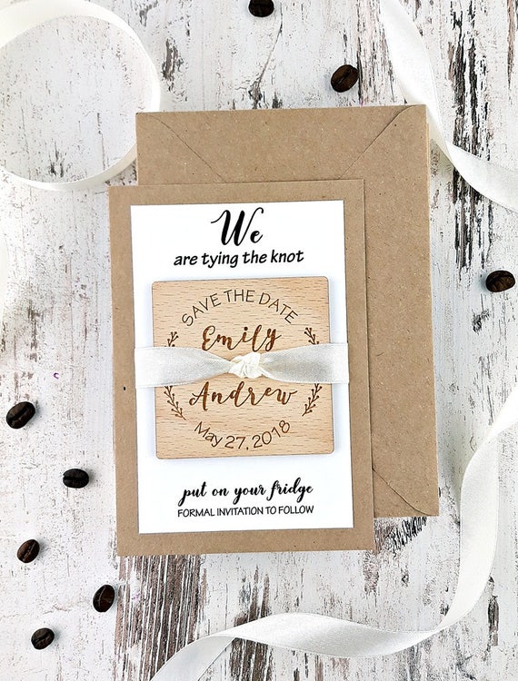 save the date magnet