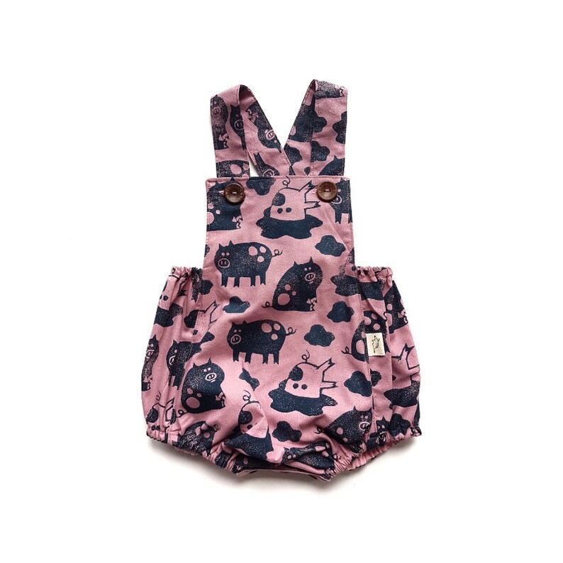 Bubble Romper Baby Bubble Romper Girl Bubble Romper Pig Etsy
