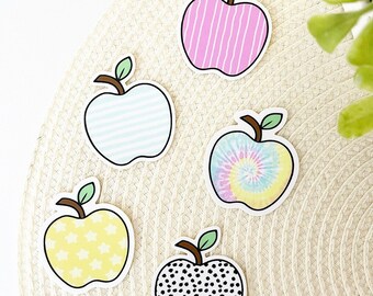 Apple Stickers | Patterned Apple Stickers, Durable Sticker