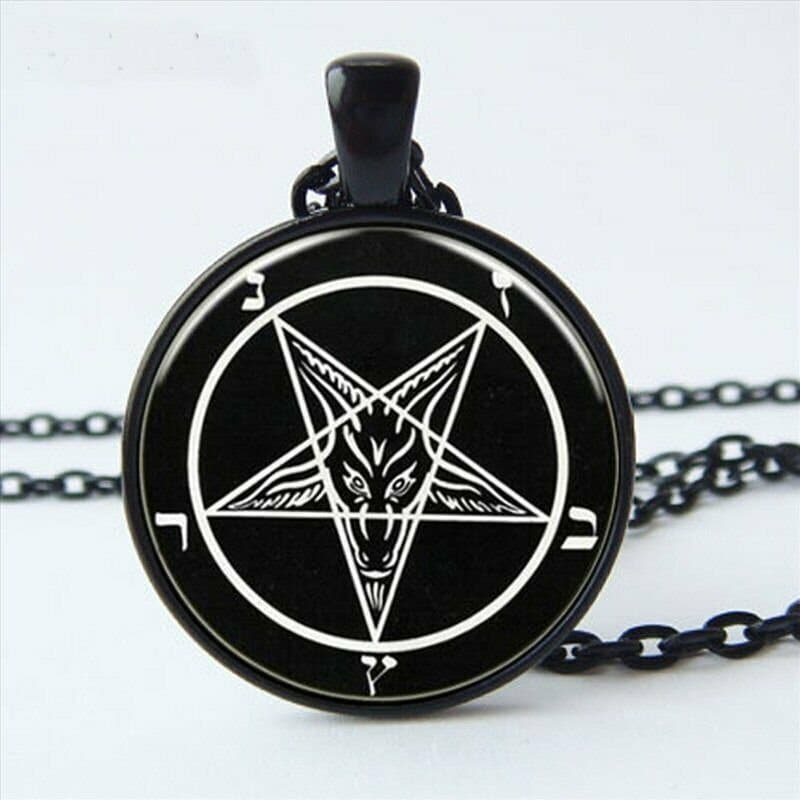 Baphomet pentagram necklace - België Baphomet pentagram necklace - België