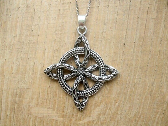 Witches Knot Necklace, Magic Knot Witch Charm Witch's Star Pendant Magick  Amulet