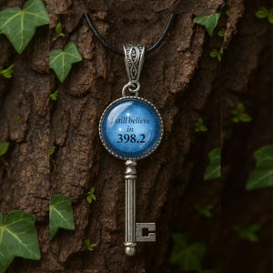 I still believe in 398.2 Key necklace + gift Box - Fairy Tales, Magick, Elves