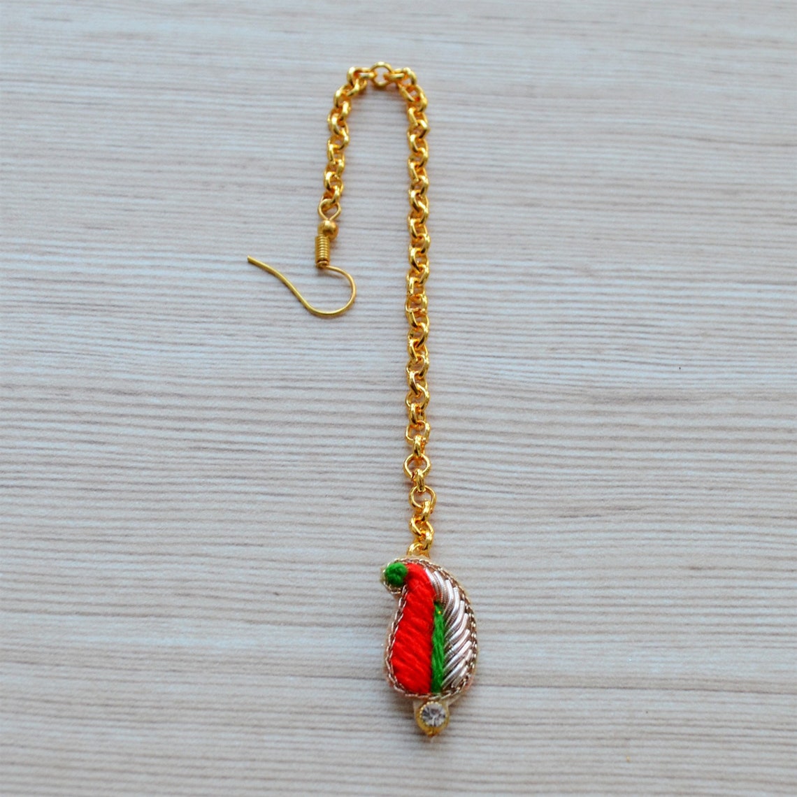 Indian Forehead Jewelry Sangeet Mehendi Maang Tikka Headpiece Etsy