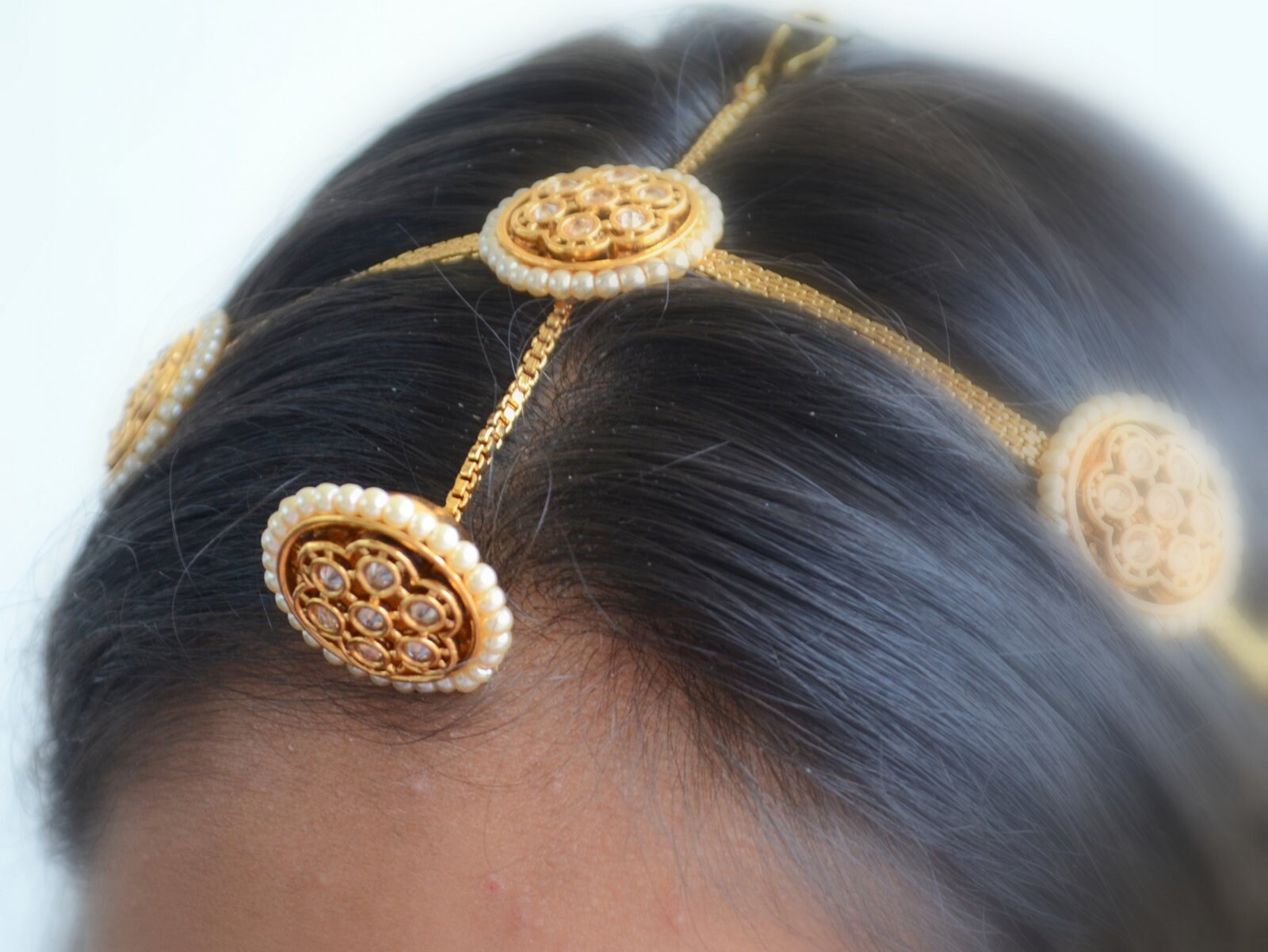 Kundan Head Chain - Etsy Kundan Head Chain - Etsy