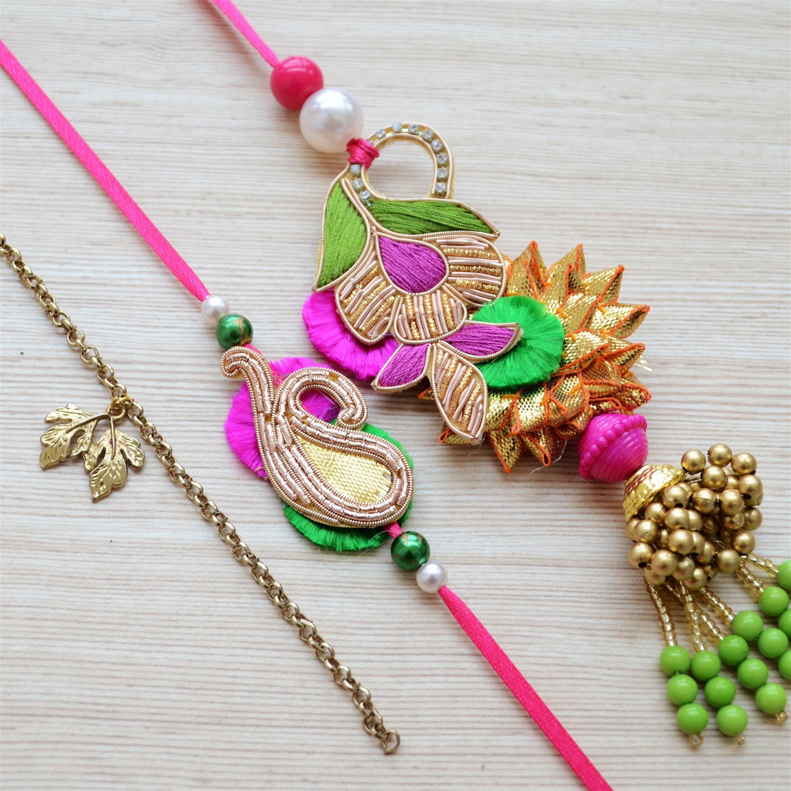 Set of 12 Rakhi Raksha Bhandan Handmade Rakhi Bracelet Designer Rakhi Bracelet for Brother Rakhi Thread Fancy Rakhi for Brother