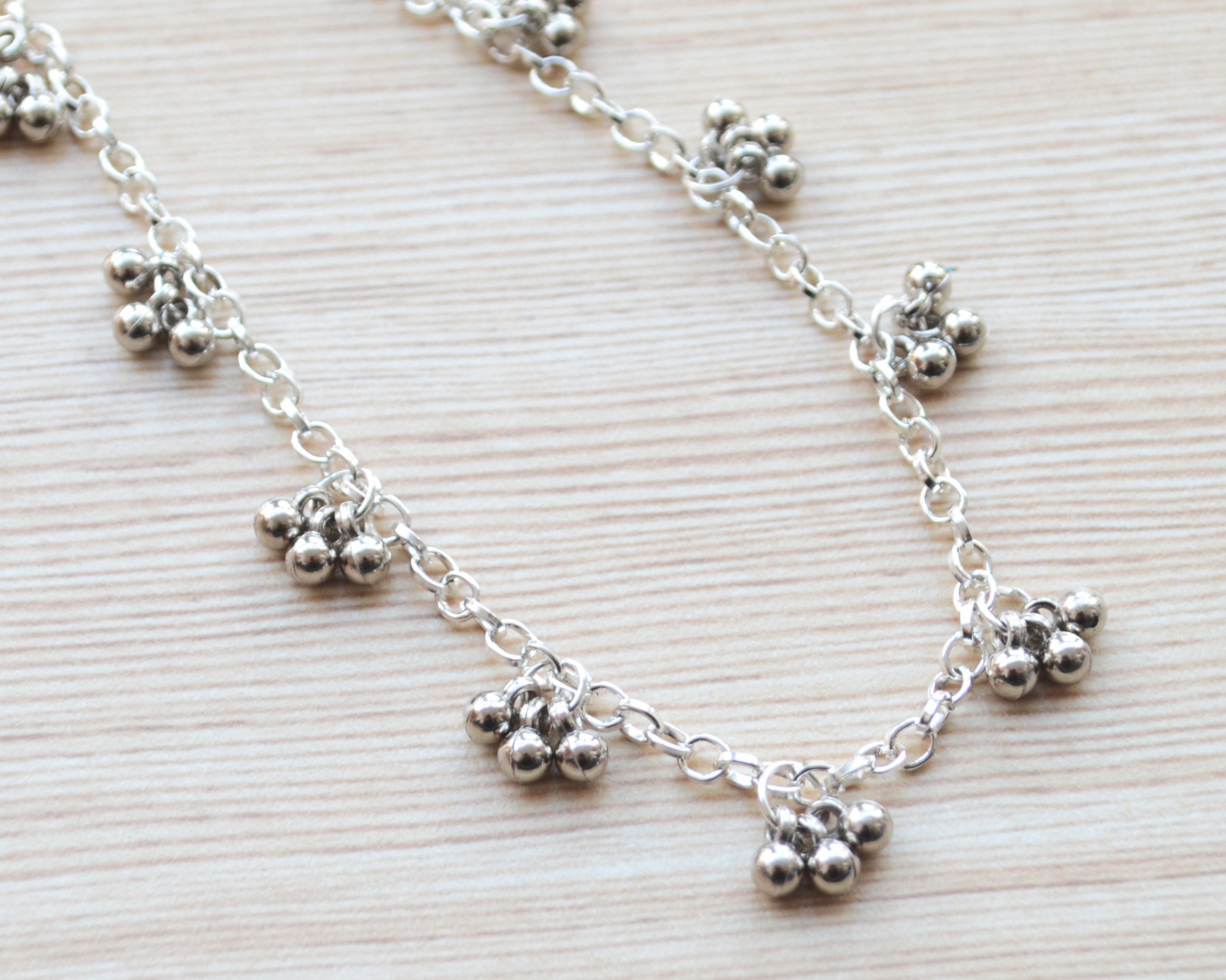 Silver anklet jewellery online discount