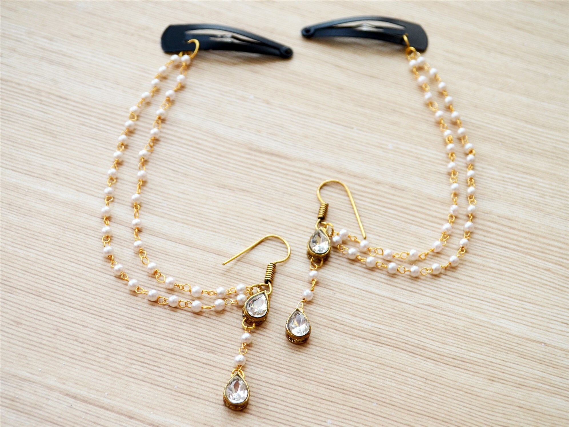 Exclusive Sahare Style Kundan Long Earrings Set/ Indian Party Wear Pearls  Earrings Set/ Indian Bridal Earrings Jewelry/ Earrings Gift Her - Etsy UK |  Pearl earring set, Bridal earrings, Beautiful earring set