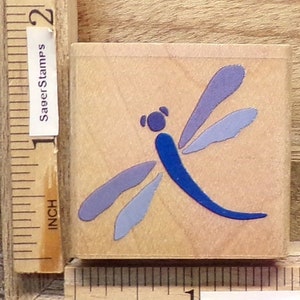 Rubber Stamp - Dragonfly by Rubber Stampede -  retired image for card making, gift tag, scrapbook, journaling, scrapbook, collage element