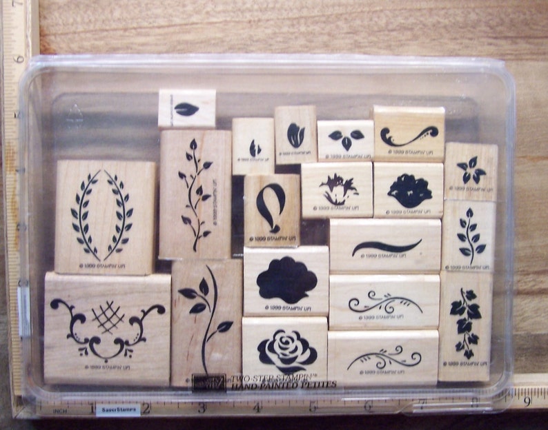 Rubber Stamp Set - Stampin' up - Two Step Stamping "hand Painted ...