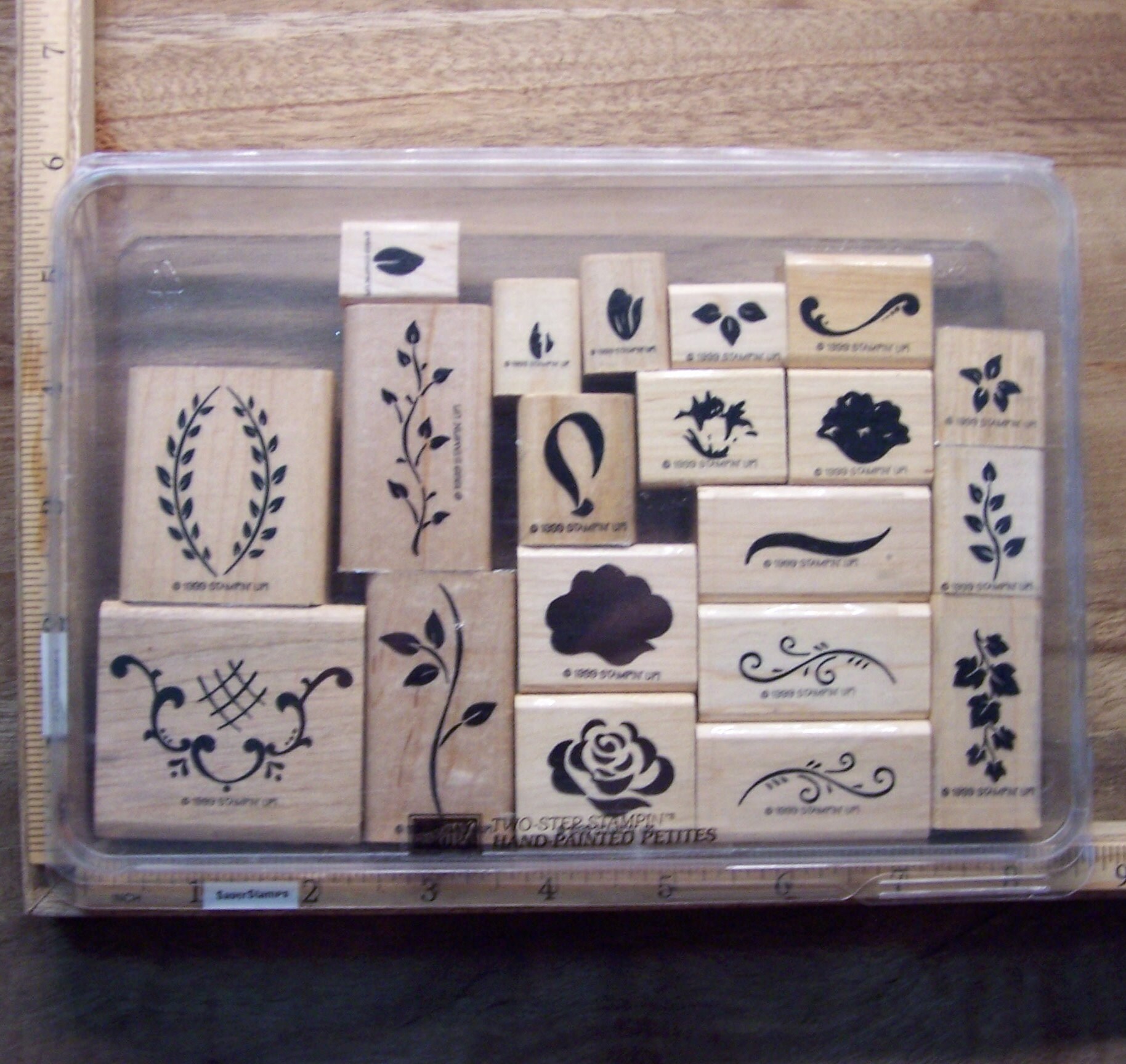 Rubber Stamp Set - Stampin' up - Two Step Stamping "hand Painted ...