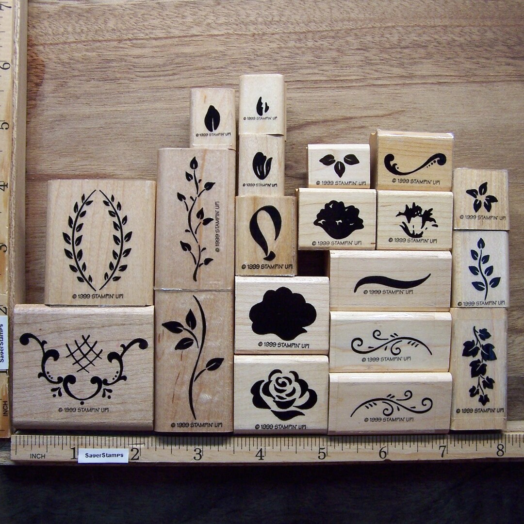 Rubber Stamp Set - Stampin' up - Two Step Stamping "hand Painted ...