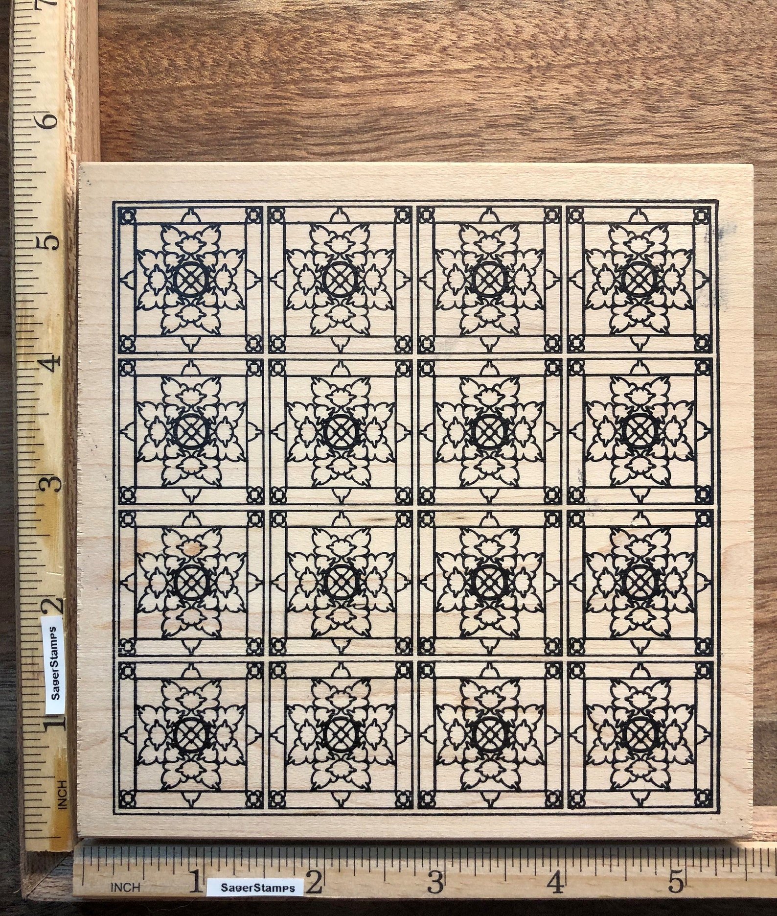 Rubber Stamp Christmas Background by Outlines Rubber Stamp - Etsy