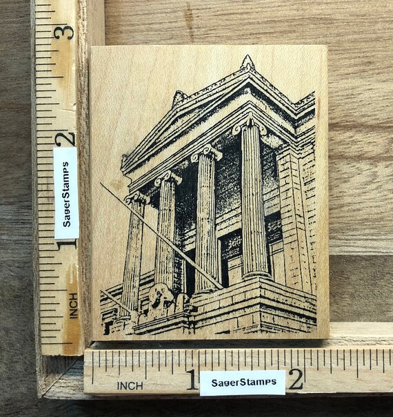 Rubber Stamp Museum Columns by River City Rubber Works Etsy