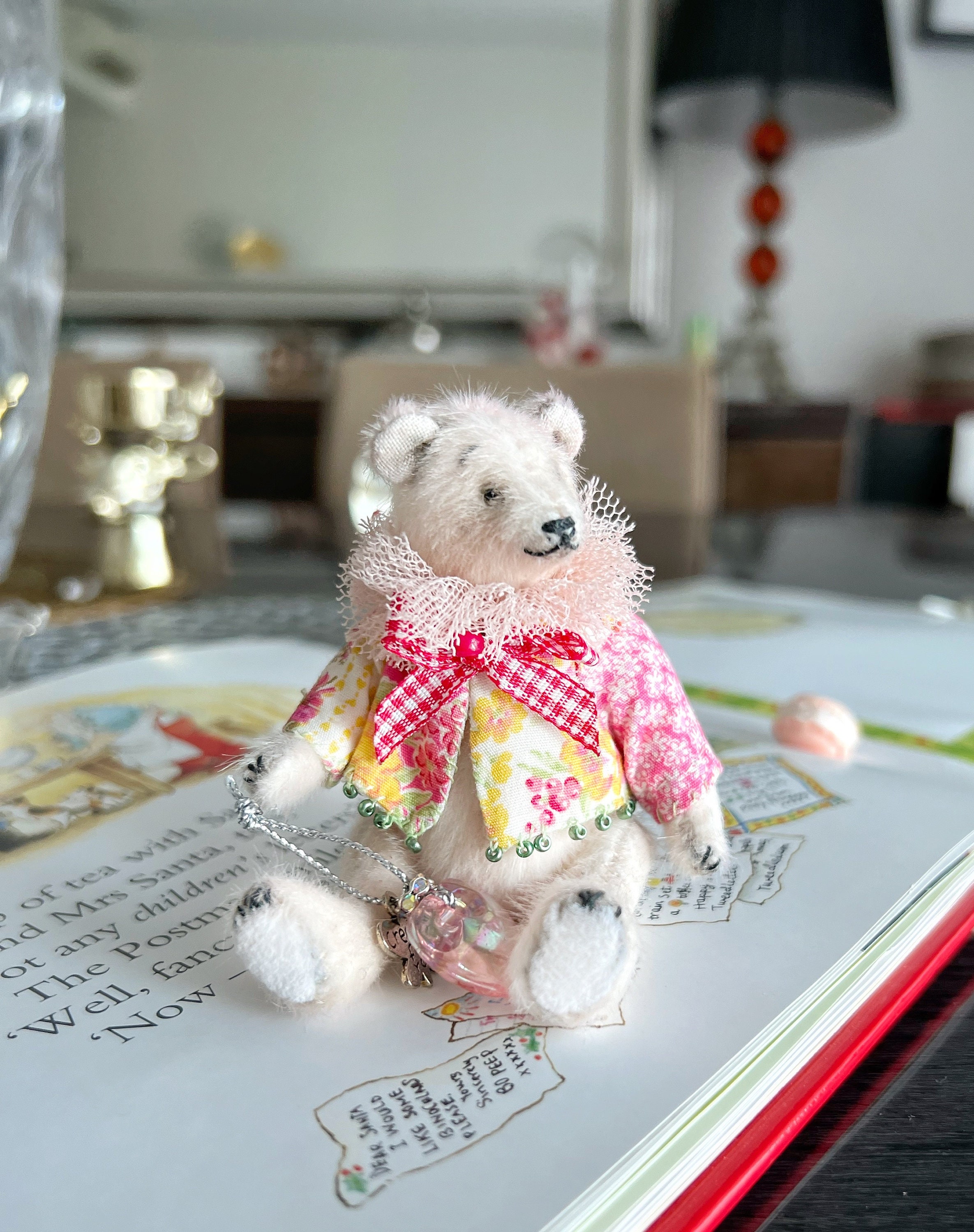 Mini Teddy Bear-collectable Handmade Teddy Bear-artist Miniature-mini