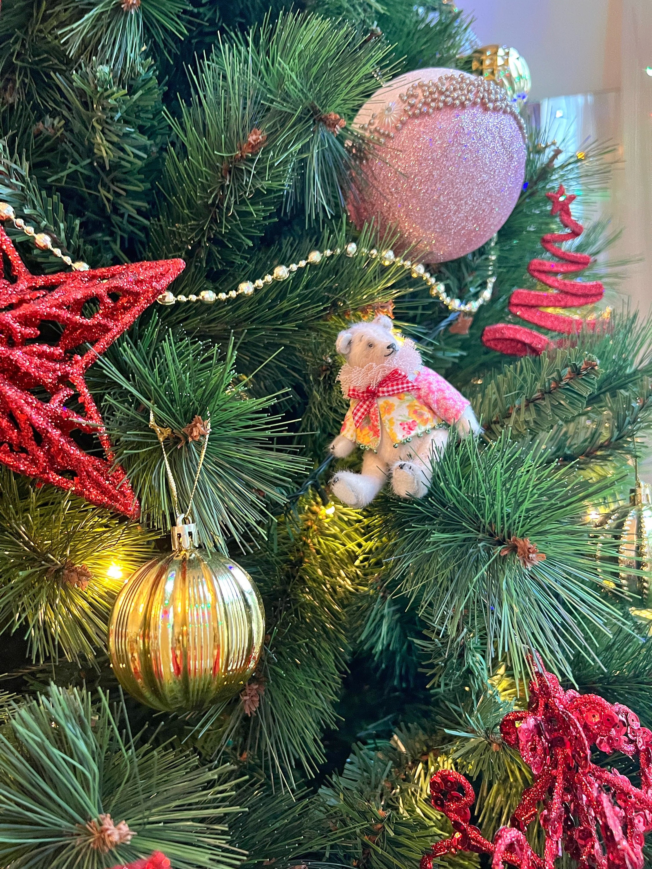 Mini Teddy Bear-collectable Handmade Teddy Bear-artist Miniature-mini