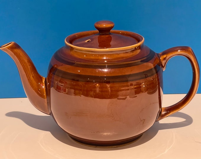 Vintage Brown Betty Teapot . Volume 4 Cups Etsy