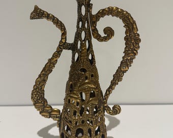 Tamar Jerusalem Brass Candle Holder
