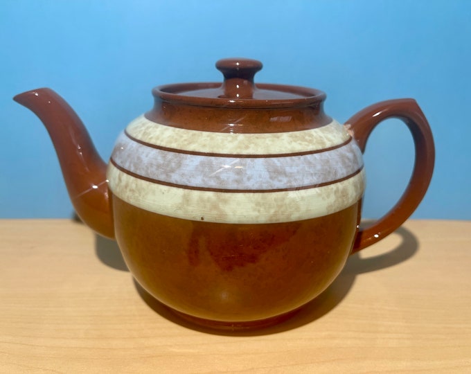 Vintage Sadler Brown Betty Teapot Made in England Etsy