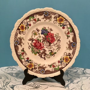 Vintage Royal Couldon talerz obiadowy wzór "Bentik"