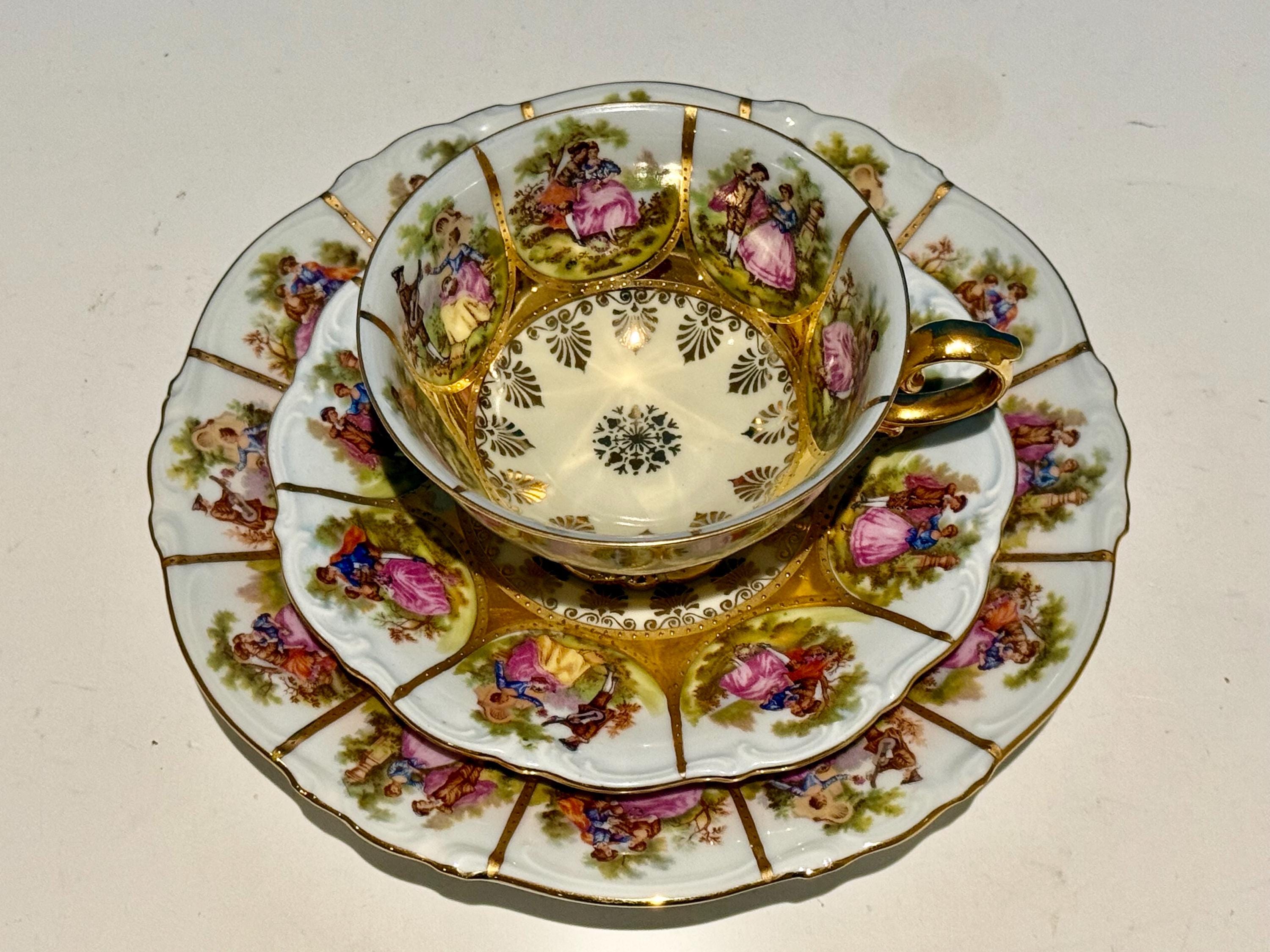 ビンテージ 西ドイツ製 Love story handpainted プレート 【公式通販】