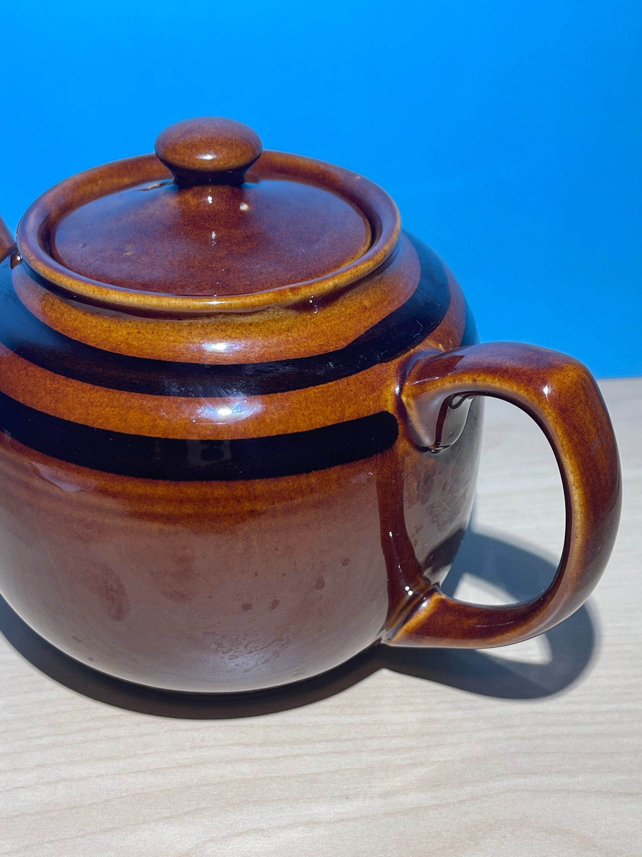 Vintage Brown Betty Teapot. 4 Cups Etsy