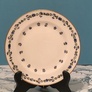 Set of two Vintage Royal Doulton Side plates with blue Cornflowers. Pattern E2791