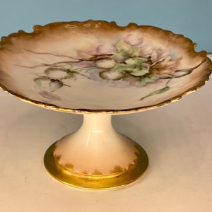 Limoges Elite Vintage Compote or footed candy dish.