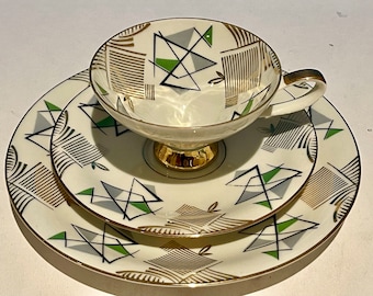 バイエルンミッドセンチュリーティーカップ＆ソーサーセットドイツ製