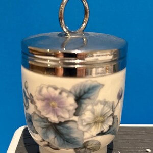 Vintage Royal Worcester Egg Coddler: Evesham, June Garland Patterns woodland 1 egg