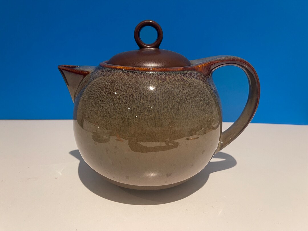 Art Deco Large Ceramic Teapot. 6 Cup Volume Etsy