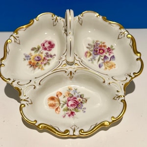 JLMenau Graf Von Henneberg Germany divided three section dish