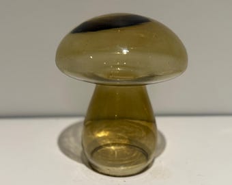 Handblown glass mushroom