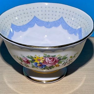 Royal Albert Crown China open Sugar Bowl Prudence. Made in England.