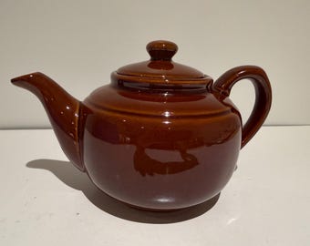 Vintage Brown Betty teapot