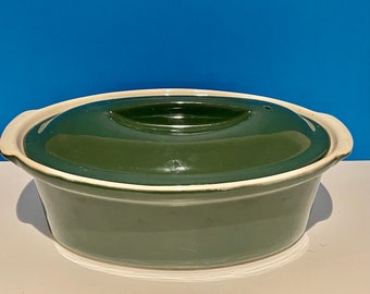 Vintage casserole dish with a lid. No marking