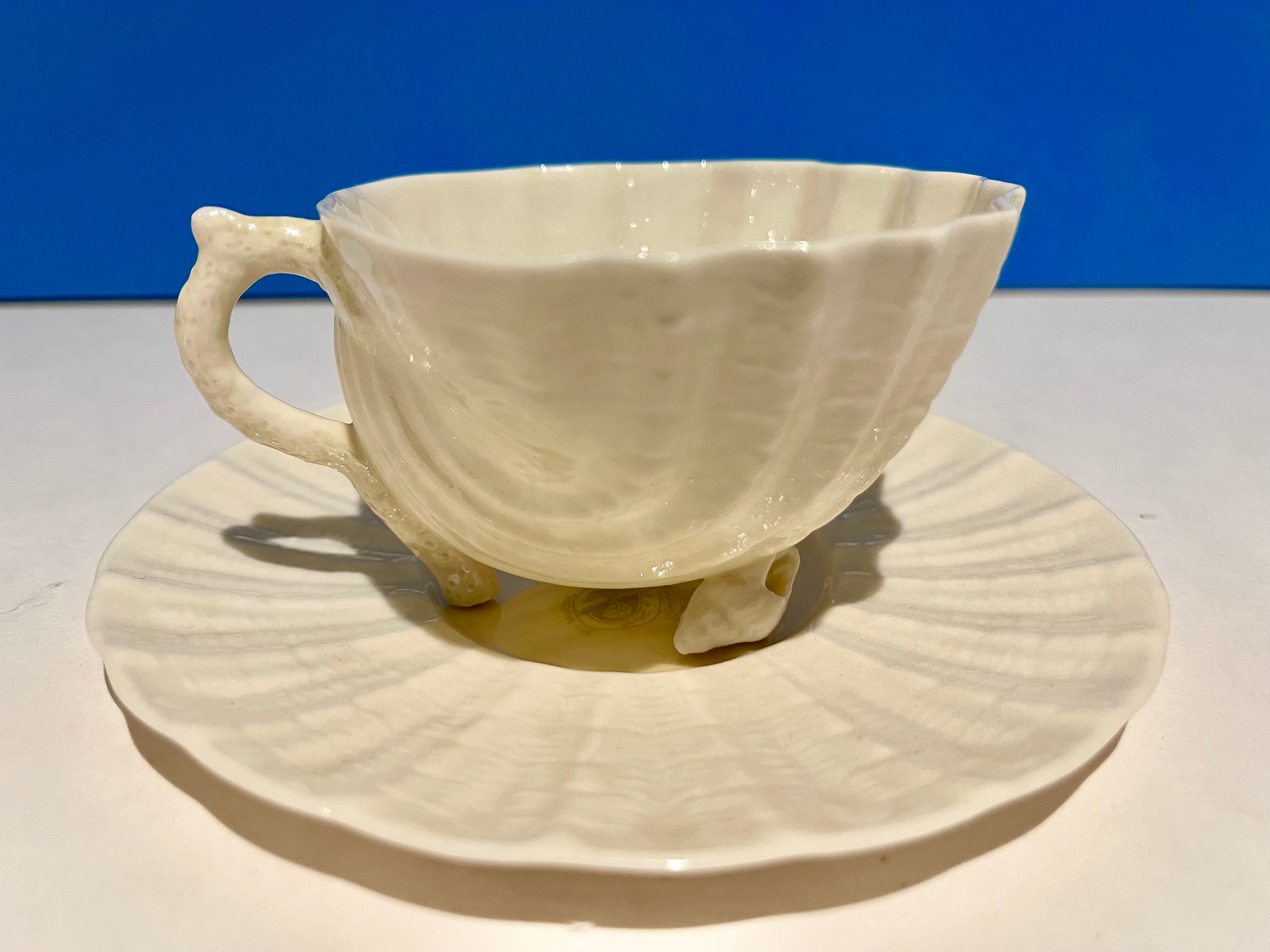 Belleek ベリーク クリーム＆シュガーボウル イエローラスター Belleek ベリーク クリーム＆シュガーボウル イエローラスター